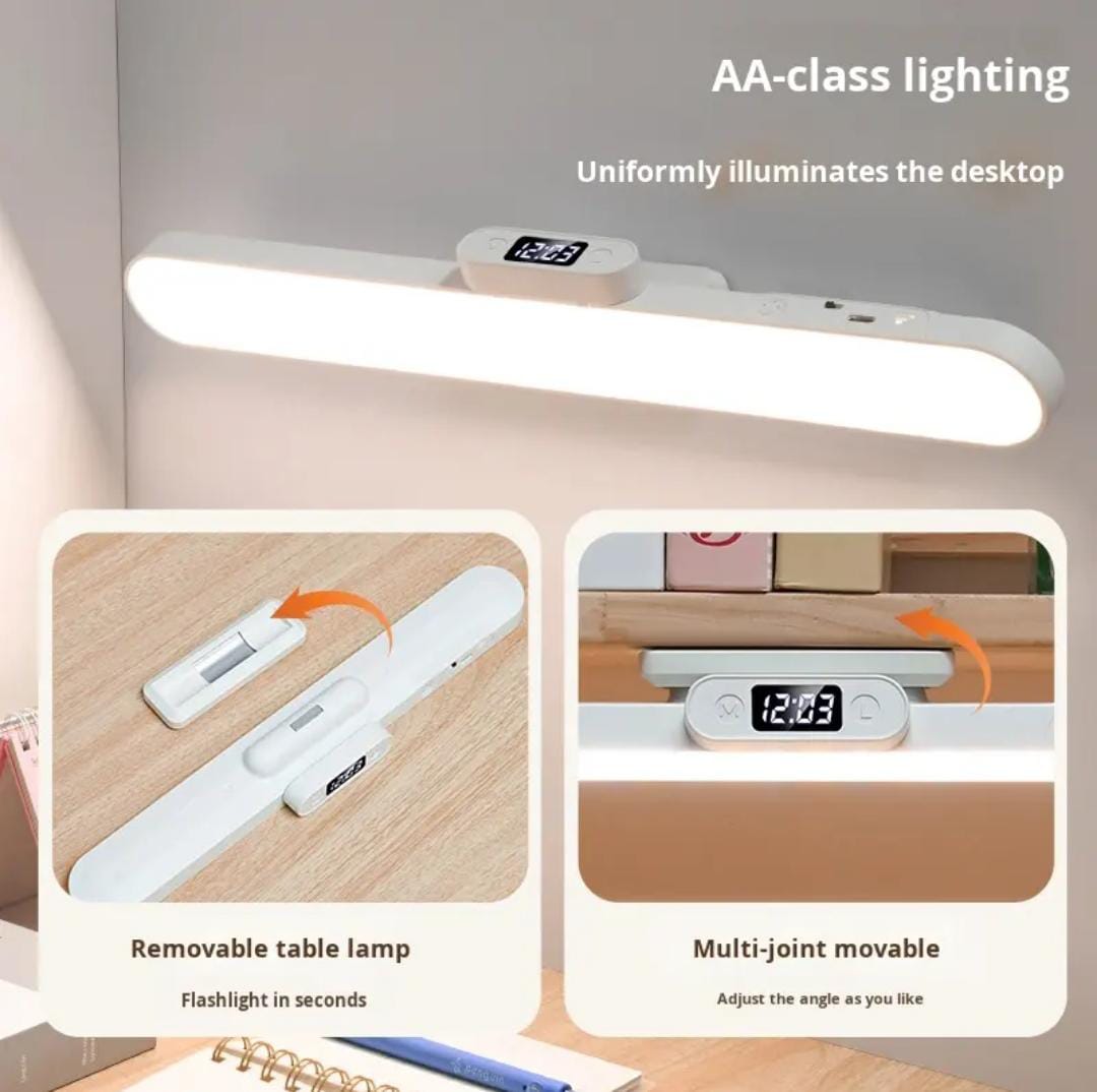 Motion Sensor LED Light with Digital Clock