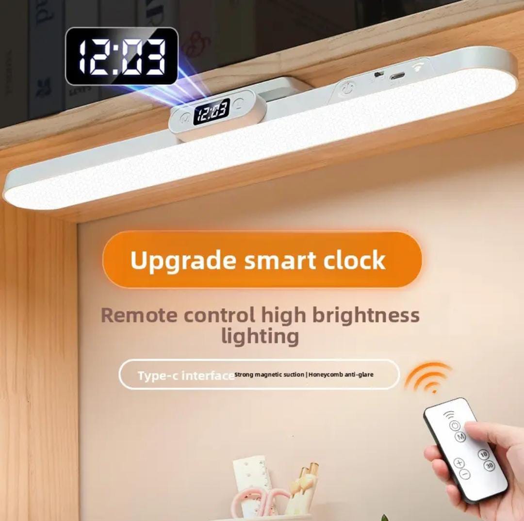 Motion Sensor LED Light with Digital Clock