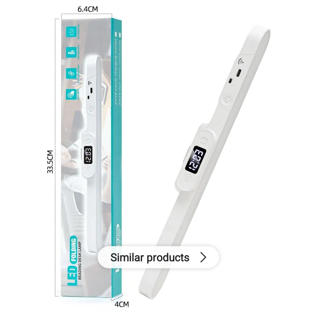 Motion Sensor LED Light with Digital Clock
